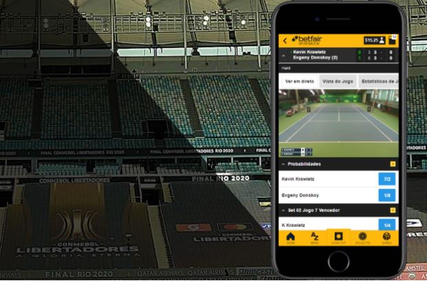 Betfair nos dispositivos móveis