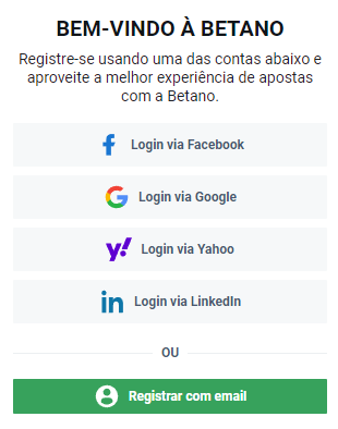 Como se cadastrar na Betano